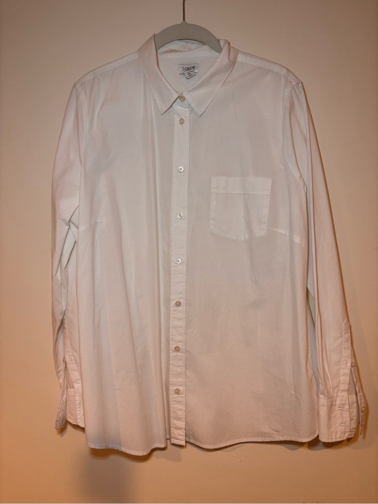 J. Crew Tops - J. Crew Women White Button-Up Shirt